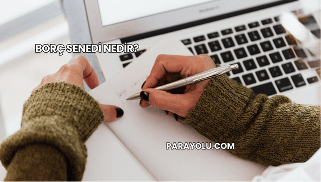 Borç Senedi Nedir?