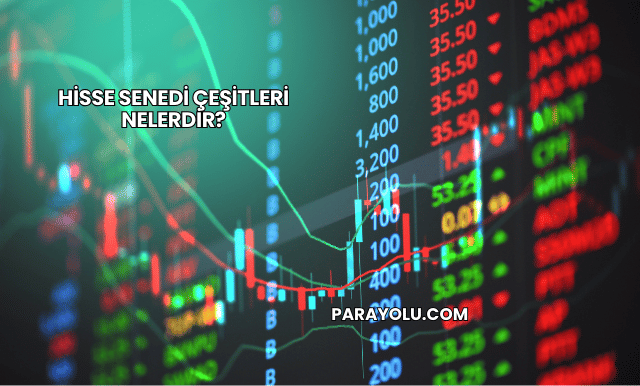 Hisse Senedi Çeşitleri Nelerdir?
