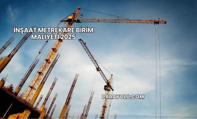 İnşaat Metrekare Birim Maliyeti 2025