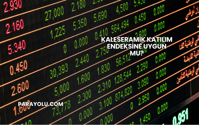 Kaleseramik Katılım Endeksine Uygun mu?