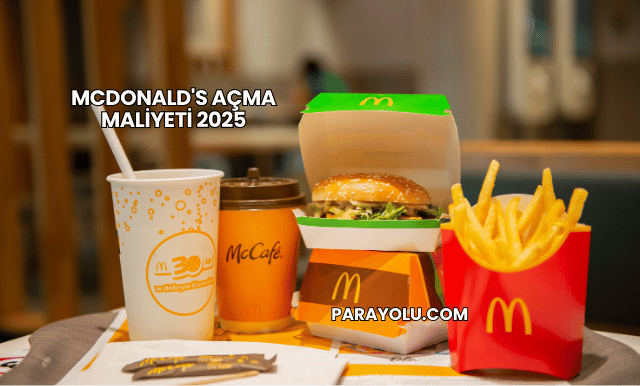 McDonald's Açma Maliyeti 2025
