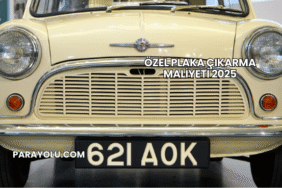 Özel Plaka Çıkarma Maliyeti 2025