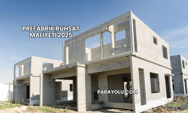 Prefabrik Ruhsat Maliyeti 2025