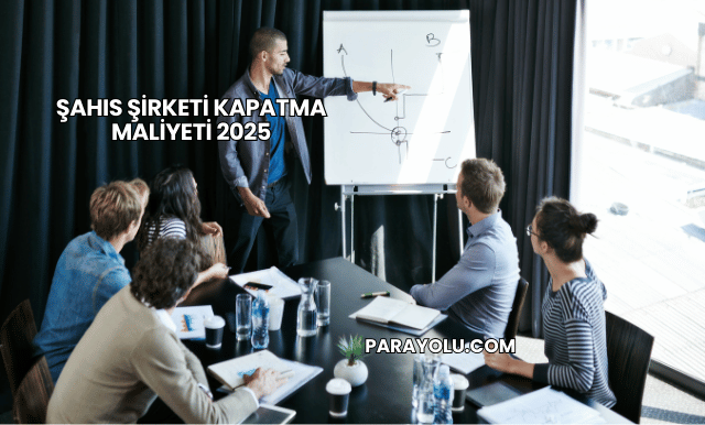 Şahıs Şirketi Kapatma Maliyeti 2025