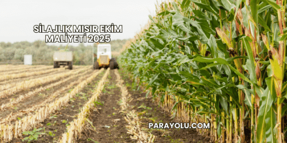 Silajlık Mısır Ekim Maliyeti 2025