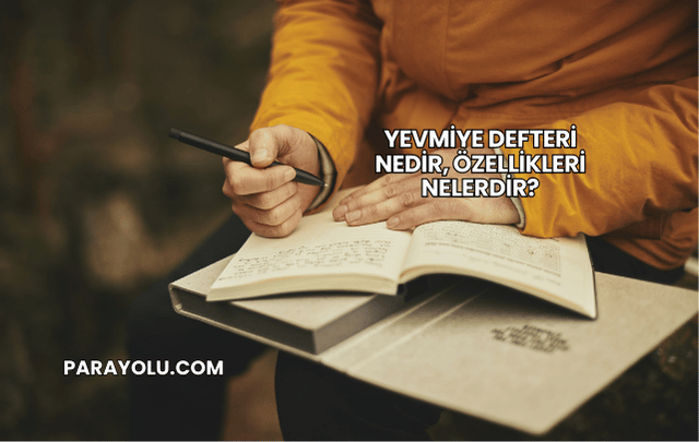 Yevmiye Defteri Nedir, Özellikleri Nelerdir?