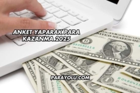 Anket Yaparak Para Kazanma 2025