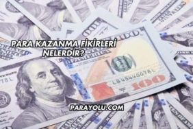 Para Kazanma Fikirleri Nelerdir?